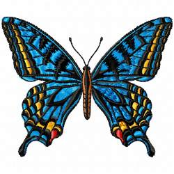 Butterfly Embroidery Design 4